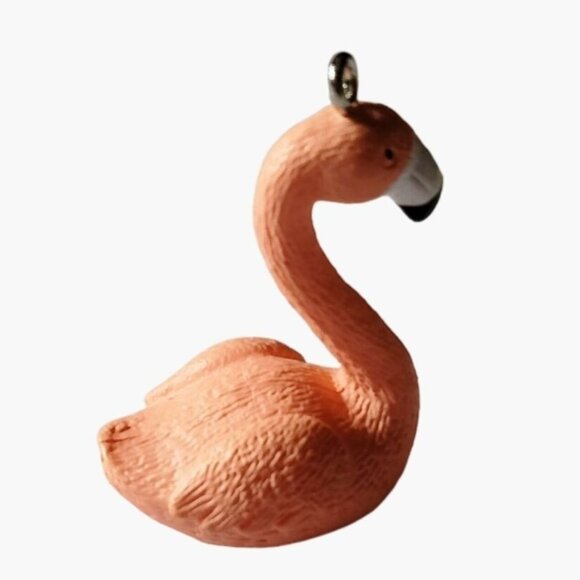 Miniature Flamingo Pendant Charm - Picture 4 of 6